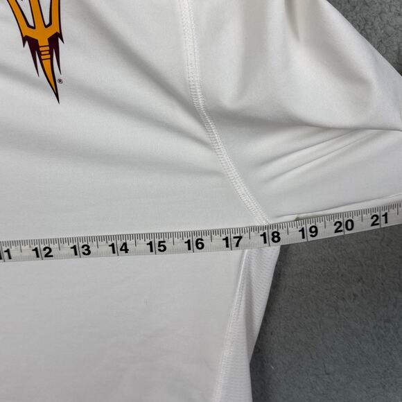 Adidas Climalite 1/4 Zip Performance Hoodie Arizona Sun Devils SZ S Team Spirit - Picture 4 of 7